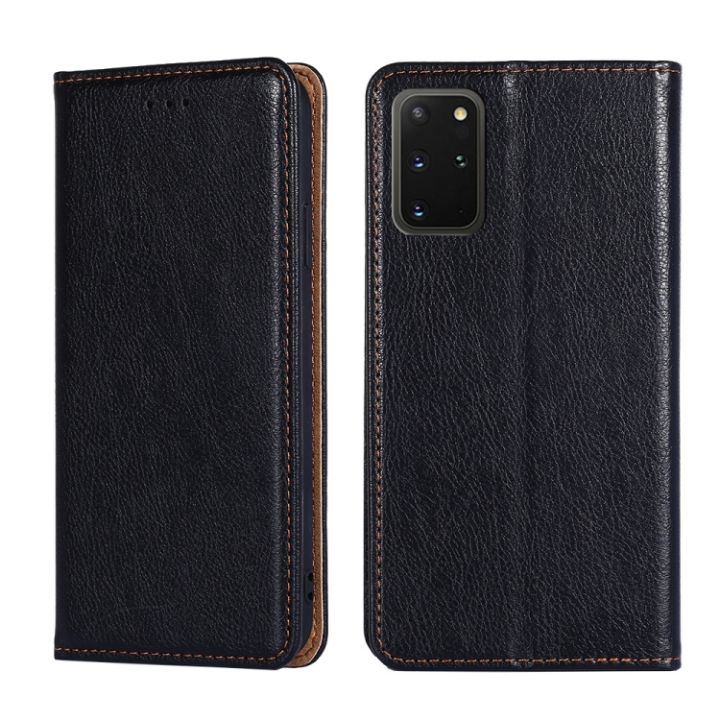 For Samsung Galaxy S20 Plus - Full Protective Premium Soft Leather Front and Back Kickstand Flip Cover Case For Samsung Galaxy S20 Plus
