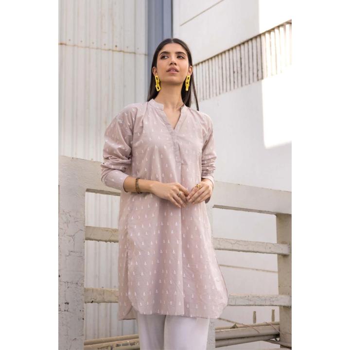 Alkaram Studio Pret 1 PC Printed Lawn Kurti GFKU5654