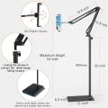 RMG TRADERS Tabletop, Adjustable Portable Foldable Floor Stand Tablet Mobile Stand. 