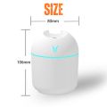 2-in-1 Ultrasonic Cool Mist Humidifier & Aroma Diffuser - Portable USB Air Vaporizer with LED Night Light - Silent Mist Maker for Bedroom, Baby Room, Car & Office. 