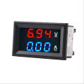 DC 100V 10A Digital Dual Display Panel Meter DC (Volt & Ampere) Meter dc volt amp meter or panel volt and ampere meter DIY. 