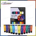 Artisan - Professional Paint Kit 30Pcs (Canvases, Acrylic Paints, Easel, Painting Brush Set, Plastic Painting Palette). 