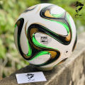Brazuca Gold 2014 FIFA World Cup Football Soccer Match Ball Thermal Bonded WaterProof - Standard Size 5 For Adult Football Training And Practice by Beynaam Online Store. 
