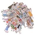 100pcs/pack lovely girls Stickers scrapbooking hand book fashion girl sticker. 