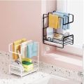 Wall Mounted Shelf Iron Storage Shelves for Kitchen Decoration Drainer Rack. 