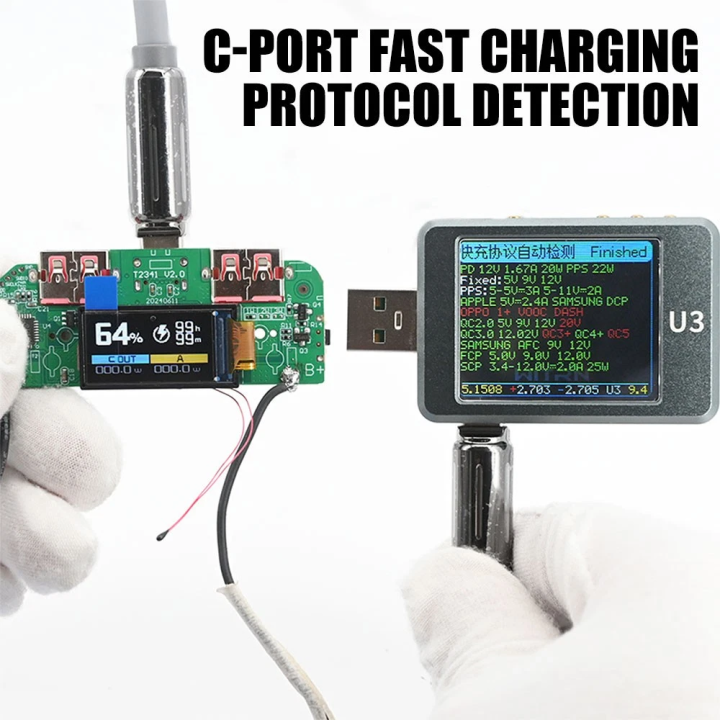 22.5W%20Fast%20Charging%20Module%20TFT%20Color%20Screen%20Digital%20Display%20Mobile%20Power%203.7V%20Ternary%20Lithium%20Battery%20Motherboard%20DIY%20Recharge%20Multi%20Feature%20Display%20(Volt,%20Ampere,%20Real%20Time,%20Watt)%201%20Input%20C-Type%20&%202%20USB-A%20Type-C%20PD,%20QC,%20APPLE,%20FCP,%20SCP,%20VOOC%20Protocols%20-%20Image%208