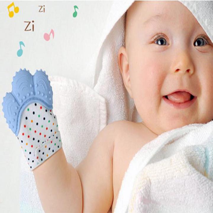 Silicone Teether Baby Pacifier Glove Teething Chewable Newborn Nursing Teether Beads Give Up Sucking Fingers Food Grade