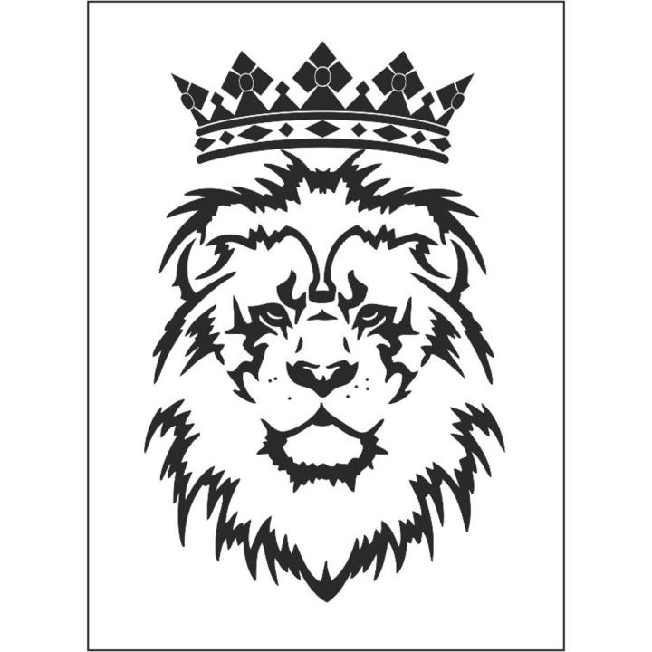 30CM Lion Tattoo black Sticker vinyl decal decorate sticker Waterproof Funny Car Styling Accessories