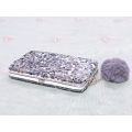 Geometry Style Velvet Mobile Clutch with Card and Money Pockets, High Quality Walvet Stara Material. 