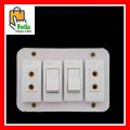 Electric Extension Board Wall Electric Board High Quality PVC Box & Fibar Sheet Piano Switch Sockets (4.Points). 