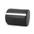 Black Necktie Neck Tie Storage Case Travel Gift Box Cylinder Shape. 