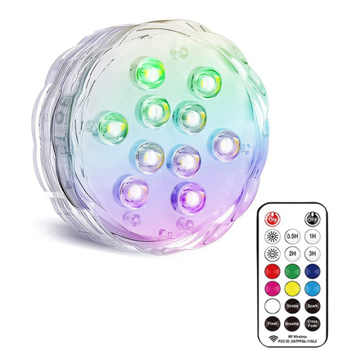 Bath Tub Lights Wireless, Battery Operated Waterproof Glow Light for Bathroom Bathtub Light Shower Spa Light