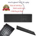 Keyboard for pc & laptop 100%  Orignal DEL USB Slim Multimedia Keyboard. 