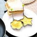 【VisioN Shop】Stainless Steel Egg Holder Utensils Egg Cooker Mold Non-stick Skillet Kitchen Tools Accessories. 