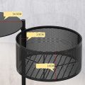 Kitchen Storage Rack-Rotating Vegetable Rack Floor-Standing Multi-Layer Kitchen Storage Rack, Household Storage Shelf for Kitchen Living Room Toilet. 