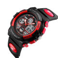 SKMEI Kids Fashion LED Backlight Alarm Dual Display Girls Boys Shock Resistant Waterproof Digital Watch 1163. 