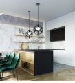 Black Metal Cube Cage Lamp Pendant Lights Modern LED Pendant Lamp Lampshade Lighting Hanging Light Fixture Pendant Ceiling Lamp. 