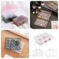 Earring Organizer Acrylic Jewelry Box Clear Tackle Box Organizer Plastic Ring Storage Organizer Tray 3 Layer Travel Case Gift for Women. 