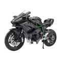 Diecast Kawasaki Ninja H2R, Ducati Double Silencer, VAS Panigale Bike Alloy Model Kids Toy, Die Cast Two Wheel Racing Sports Motorbike Scale Replica_ Metal & Plastic Models With Music Sound & Light, Special Edition Suspension Children Toys Race Vehicle. 