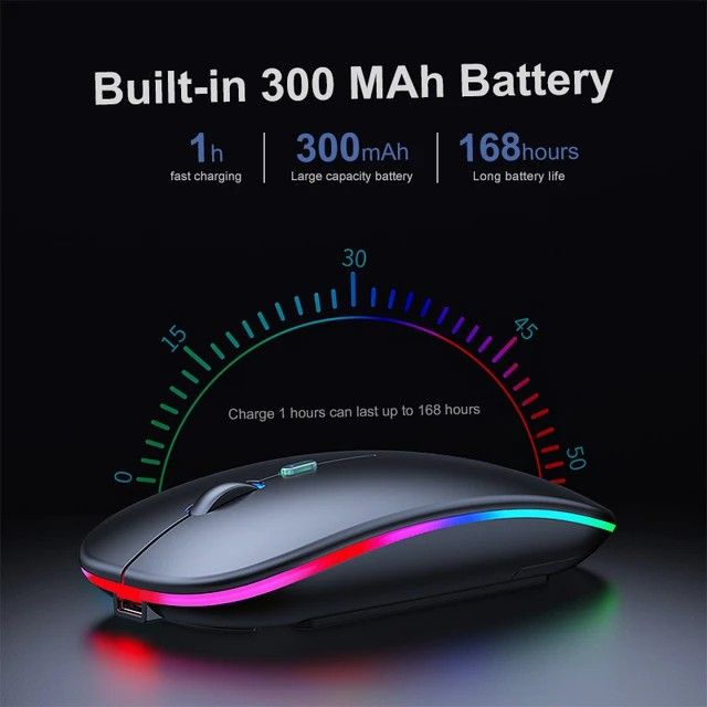 Ultra%20Slim%20Dual%20Mode%205.1%20Bluetooth%20mouse%20Rechargeable%20Battery%20Gaming%20RGB%20USB%20Wireless%20Optical%20Mouse%20With%20Silent%20Clicks%20Black%202.4G%20Backlit%20Mice%20-%20%20Plug%20and%20Play%20-%20Image%204