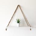 Wall Hanging Floating Shelves, Distressed Wood Farmhouse Organizer, For Living Room Bathroom Bedroom Kitchen Apartment. 