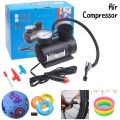 Mini Air Compressor Inflator Pump (Suitable For Water Tubes / Footballs Etc) only car pluged. 