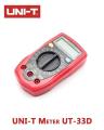 Original Ut-33D Digital Multimeter - Volt Meter - Ameter - Temperature Meter. 