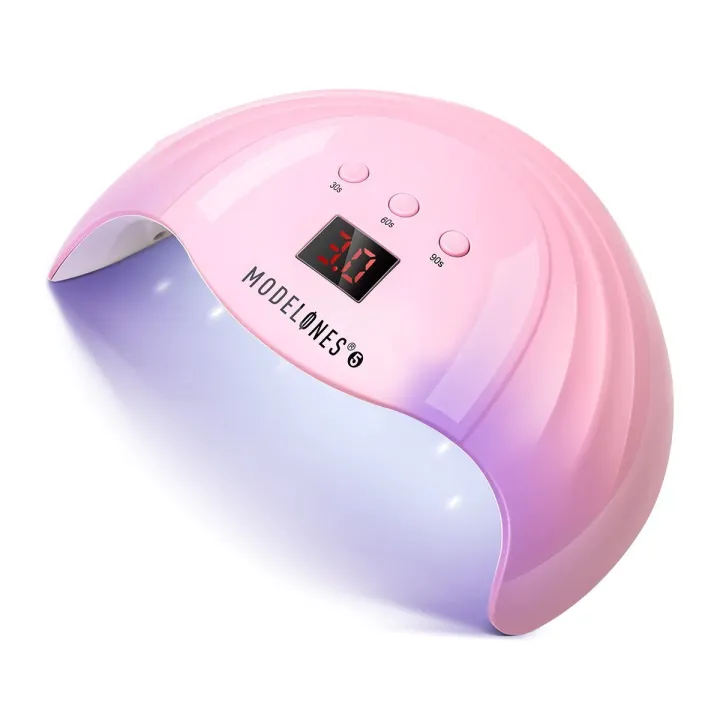 Modelones UV Nail Lamp With 48w Led Nail Dryer Pink