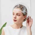 Shower Cap Disposable Large Bath Caps Thick Waterproof High Density Elastic Big Hair Caps for Men and Women, Waterproof Bath Hat Processing Hair Cover (Pack of 50). 