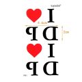 I love DP waterproof Temporary tattoos stickers sexy products Henna Tatoo Men Flash Tattoo Kids kit Tattoo Men. 