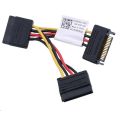SATA Power Extension Cable - SATA Power Y Splitter Cable Adapted. 