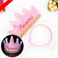 Princess Crown Hat, with Colorful LED lights for kids, Birthday Party, Birthday LED cap. 