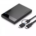 UGreen 60735 USB 3.1 2.5″ Hard Drive Enclosure 6G With USB-A TO USB-C Cable + USB-C TO USB-C Cable. 