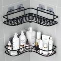 Bathroom kitchen Punch Corner Frame Shower Shelf Wrought Iron Shampoo Storage Rack Holder bathroom accessories. 