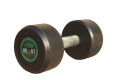 (Single Dumbbell Select Quantity 2 for pair) Rubber  Dumbbell Fitness Home Gym Home Exercise Dumbbell. 