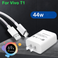 Vivo 44W Charger Original Fast Charging Adapter for Vivo V20 SE, V19, V21, X50, X60. 