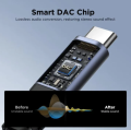 GAMING ADOPTER C TYPE CONNECTOR TWO IN ONE C TYPE PLUS 3.5mm 2 IN 1 HEADPHONE for All ANDROID CONVERTER. 