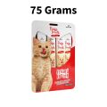 Maw and Paw Fluffy Treats 75 Grams Pack | Grain-Free Lickable Treats for Cats | Chicken | Beef | Salmon | Flavors | for Cats of all Breeds, Natural, Organic, feed, balanced diet for pet pets best feeds billi ki kitten top and high selling food for adults. 