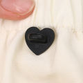 50/100Pcs Plastic Heart Shape Snap Buttons Fasteners Quilt Cover Sheet Button DIY Accessory. 