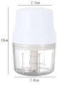 Wireless Electric Mini Food Chopper 100ml Small Food Processor For Garlic Veggie, Dicing, Mincing & Puree, Fruit Salad. 