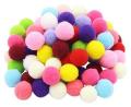 Pompoms Craft Assorted Colors Art and Craft 1.5cm to 2cm Multicolor. 