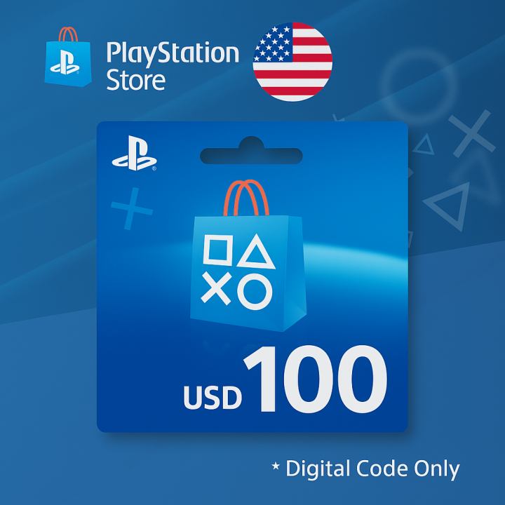 PSN Playstation 100 USD Gift Card - USA Region | Daraz.pk