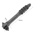 1 Piece Drill Chuck Key Ratchet Spanner Wrench Hand Drill Chuck Key Drill Electric Ratchet Wrench 2 in 1 Black. 