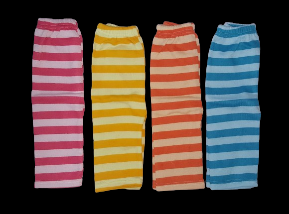 4 Pcs- Winter Pajama - Kids Winter Warm Trousers Pajama for Baby Toddler - Kids Trouser)