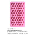 Baking Mold Evenly Heated Anti-stick DIY Heart Chocolate Mould. 