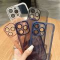 Transparent Casing for OPPO Reno 11F 11 Pro A79 A59 F25 Pro 5G Global Phone Case Clear Fashion Cover Case with Camera Cover. 