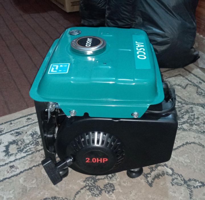 JASCO%20-%200.8%20KVA%20-%202%20Stroke%20-%20J1000DLX%20-%20Recoil%20Start%20-%20Petrol%20Generator%20-%20Green%20-%20Image%203