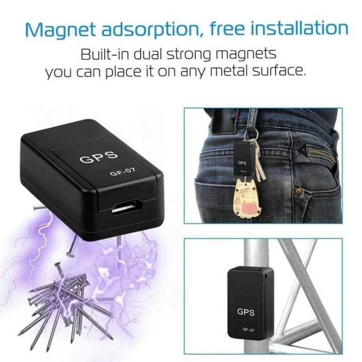 GF07 GPS Car Tracker Real Time Tracking Anti Theft Anti Lost Locator Strong Magnetic Mount SIM Message Positioner