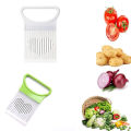 1PC Stainless Steel Onion Holder Slicer Prongs Cutter Chopper Vegetable And Meat Cutter Holder Comb Kitchen Gadget Accessories. 