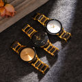 ORLANDO Men Luxury Watches New Arrived Cool Black Gold Quartz Steel Wristwatch Exquisite Masculino Relogio Fashion Clock. 
